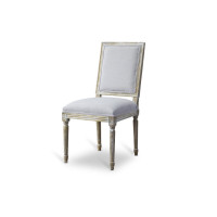 Baxton Studio TSF-9304-Beige-CC Clairette Wood Traditional French Accent Chair